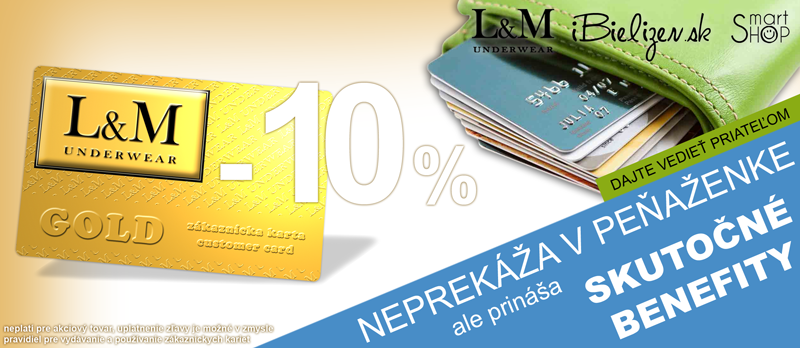 Naše zákaznícke karty len neprekážajú v peňaženke ale prinášajú skutočné benefity