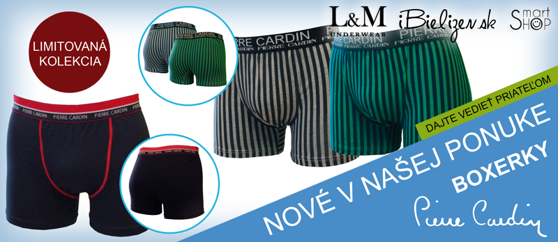 Štýlové pánske boxerky od Pierre Cardin – LIMITOVANÁ KOLEKCIA