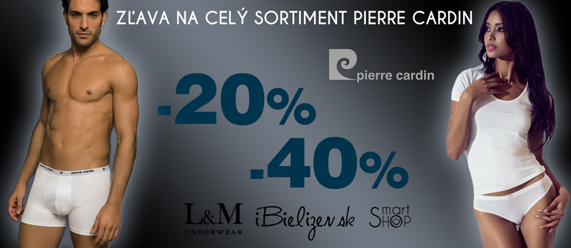 Pierre Cardin - zľava 20-40%